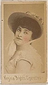 From the Actors and Actresses series (N45, Type 4) for Virginia Brights Cigarettes by Allen & Ginter