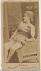 From the Actors and Actresses series (N45, Type 4) for Virginia Brights Cigarettes by Allen & Ginter