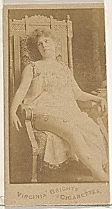 From the Actors and Actresses series (N45, Type 4) for Virginia Brights Cigarettes by Allen & Ginter