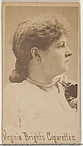 From the Actors and Actresses series (N45, Type 5) for Virginia Brights Cigarettes by Allen & Ginter