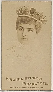 From the Actors and Actresses series (N45, Type 5) for Virginia Brights Cigarettes by Allen & Ginter