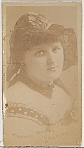 From the Actors and Actresses series (N45, Type 5) for Virginia Brights Cigarettes by Allen & Ginter