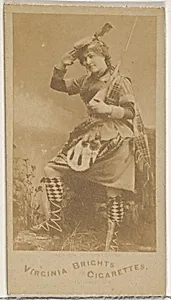 From the Actors and Actresses series (N45, Type 5) for Virginia Brights Cigarettes by Allen & Ginter