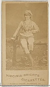 From the Actors and Actresses series (N45, Type 5) for Virginia Brights Cigarettes by Allen & Ginter