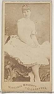 From the Actors and Actresses series (N45, Type 5) for Virginia Brights Cigarettes by Allen & Ginter