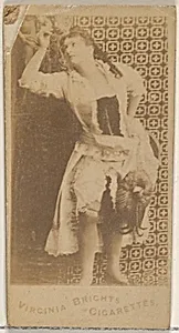From the Actors and Actresses series (N45, Type 5) for Virginia Brights Cigarettes by Allen & Ginter