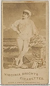 From the Actors and Actresses series (N45, Type 5) for Virginia Brights Cigarettes by Allen & Ginter