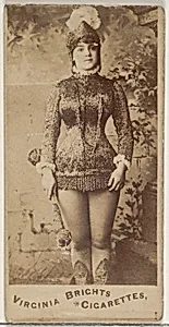 From the Actors and Actresses series (N45, Type 5) for Virginia Brights Cigarettes by Allen & Ginter