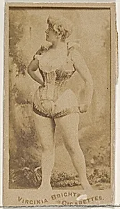 From the Actors and Actresses series (N45, Type 5) for Virginia Brights Cigarettes by Allen & Ginter