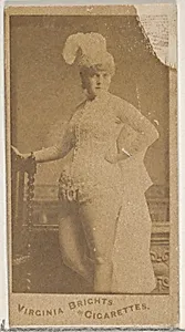 From the Actors and Actresses series (N45, Type 5) for Virginia Brights Cigarettes by Allen & Ginter