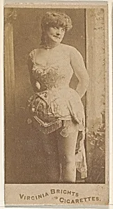 From the Actors and Actresses series (N45, Type 5) for Virginia Brights Cigarettes by Allen & Ginter