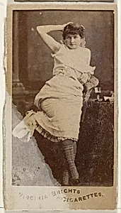 From the Actors and Actresses series (N45, Type 5) for Virginia Brights Cigarettes by Allen & Ginter
