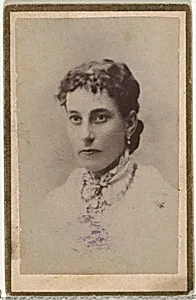 From the Actresses and Celebrities series (N60, Type 2) promoting Little Beauties Cigarettes for Allen & Ginter brand tobacco products by Allen & Ginter