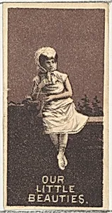 From the Actresses series (N57) promoting Our Little Beauties Cigarettes for Allen & Ginter brand tobacco products by Allen & Ginter|A. Hoen & Co.