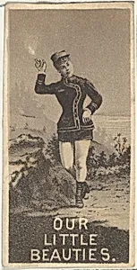 From the Actresses series (N57) promoting Our Little Beauties Cigarettes for Allen & Ginter brand tobacco products by Allen & Ginter|A. Hoen & Co.