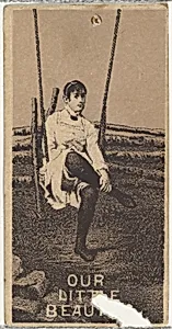 From the Actresses series (N57) promoting Our Little Beauties Cigarettes for Allen & Ginter brand tobacco products by Allen & Ginter|A. Hoen & Co.