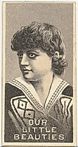 From the Actresses series (N57) promoting Our Little Beauties Cigarettes for Allen & Ginter brand tobacco products by Allen & Ginter|A. Hoen & Co.