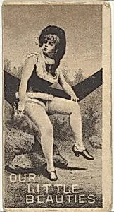 From the Actresses series (N57) promoting Our Little Beauties Cigarettes for Allen & Ginter brand tobacco products by Allen & Ginter|A. Hoen & Co.
