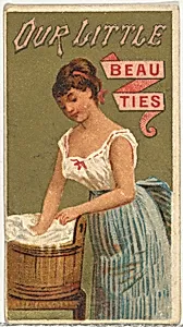 From the Girls and Children series (N58) promoting Our Little Beauties Cigarettes for Allen & Ginter brand tobacco products by Allen & Ginter