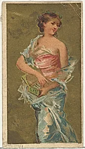 From the Girls and Children series (N65) promoting Richmond Gem Cigarettes for Allen & Ginter brand tobacco products by Allen & Ginter