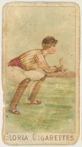 From the series "Sports Girls" (C190), issued by the American Cigarette Company, Ltd., Montreal, to promote Gloria Cigarettes