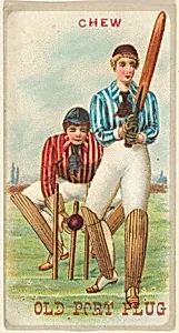 From the Sports Girls series (N463) for Old Port Plug Tobacco by Old Port Plug Tobacco