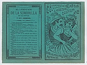 Front and back covers printed on the same sheet for a collection of love letters (number 12) by Antonio Vanegas Arroyo|José Guadalupe Posada