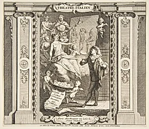 Frontispice to Theatre Italien