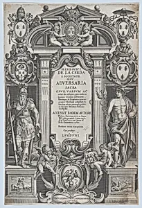 Frontispiece for 'Adversaria sacra'