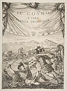 Frontispiece for Il Cosmo by Stefano della Bella|Giovanni Carlo Coppola
