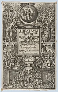 Frontispiece for 'Theatrum Vitae Humanae'