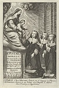 Frontispiece from Epistre Morales [...] by Grégoire Huret|Michel Soly|Gervais Alliot