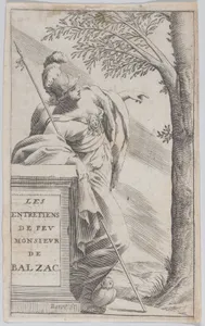 Frontispiece, from "Interviews with the Late Mr. Balzac" (Les Entretiens de Feu Monsieur de Balzac)
