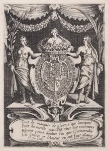 Frontispiece, from Le Combat a la Barrière in the Palace at Nancy by Henri Humbert, printed by Sebastien Phillipe