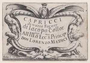 Frontispiece, from Les Caprices Series A, The Florence Set