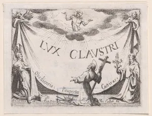 Frontispiece, from Lux Claustri ou La Lumière du Cloitre (The Light of the Cloisters)