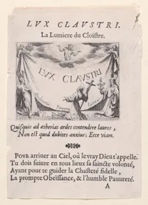 Frontispiece, from Lux Claustri ou La Lumière du Cloitre (The Light of the Cloisters), plate 1