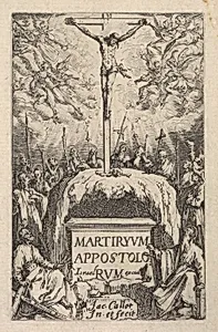 Frontispiece, from the series 'The little apostles' (Les petits apôtres) by Jacques Callot|Israël Henriet