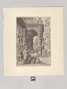 Frontispiece of "Aerarium Philosophiae Mathematicae" by Mario Bettini
