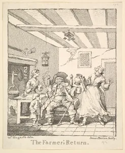 Frontispiece to "The Farmer's Return"