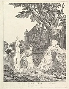 Frère Luce by Gabriel de Saint-Aubin