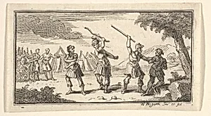 Fustium Admonitio (John Beaver, Roman Military Punishments, 1725) by William Hogarth|John Beaver