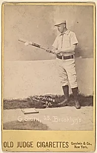 G. Smith, Shortstop, Brooklyn, from the series Old Judge Cigarettes by Goodwin & Company