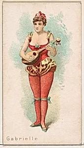Gabrielle, from the Ballet Queens series (N182) issued by Wm. S. Kimball & Co. by William S. Kimball & Company