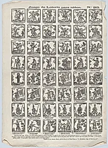 Game of lottery for children