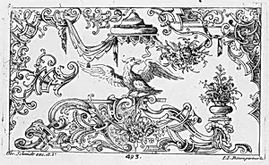 Ganz Neu Inventiertes Laub und Bandelwerck zu finden bey Albrecht Schimdt by Johann Jakob Baumgartner