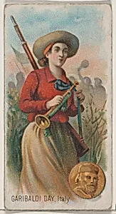 Garibaldi Day, Italy, from the Holidays series (N80) for Duke brand cigarettes by W. Duke, Sons & Co.|George S. Harris & Sons