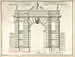 Gate of the Villa Patritii [Patritj]