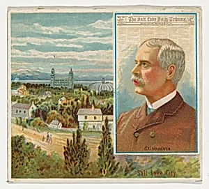G.C. Goodwin, The Salt Lake City Tribune, from the American Editors series (N35) for Allen & Ginter Cigarettes by Allen & Ginter