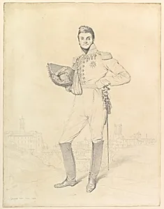 General Louis-Étienne Dulong de Rosnay by Jean Auguste Dominique Ingres